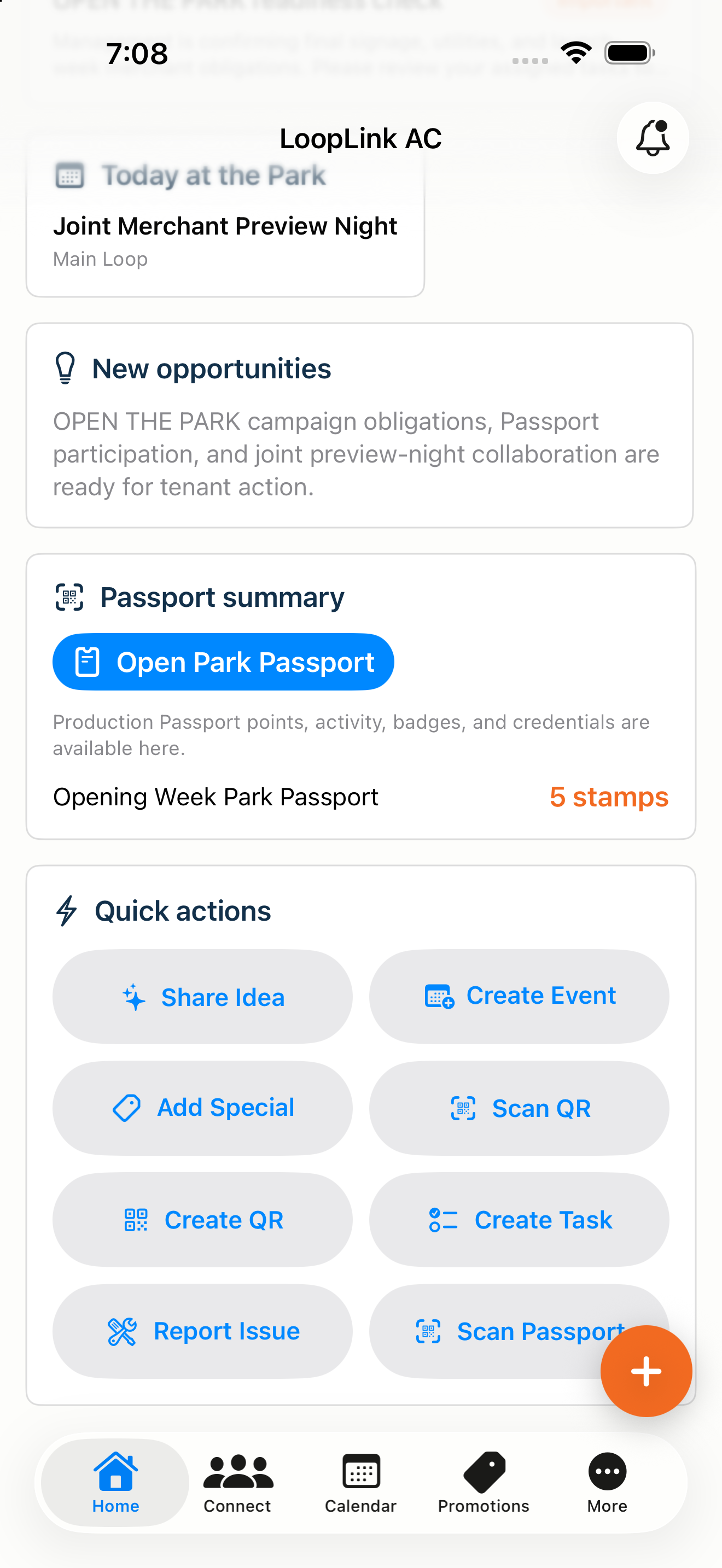 LoopLink Merchant Home 2